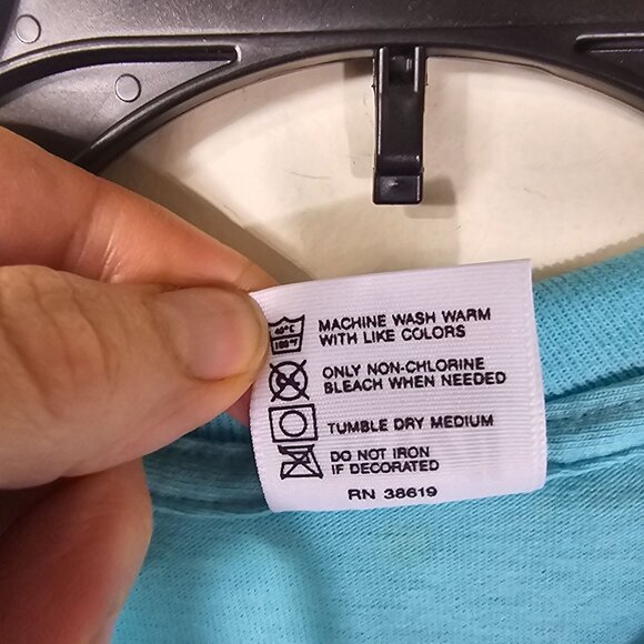 Vintage '91 Anvil "I'm Allergic To Mornings" Cat Graphic T-Shirt OS Sleep Shirt - Picture 9 of 9